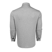 Catskill Knit Shirt Light Grey Heather Greyson Clothiers