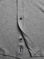 Catskill Knit Shirt Light Grey Heather Greyson Clothiers