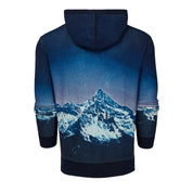 Off-Piste Printed Sweater Hoodie Maltese Blue Greyson Clothiers