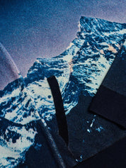 Off-Piste Printed Sweater Hoodie Maltese Blue Greyson Clothiers