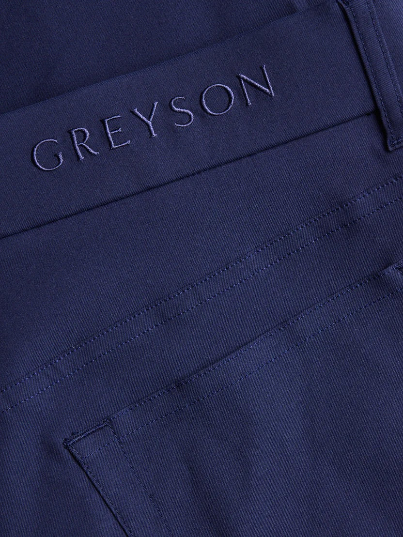 Wainscott 5 Pocket Pant  Maltese Blue  Greyson Clothiers