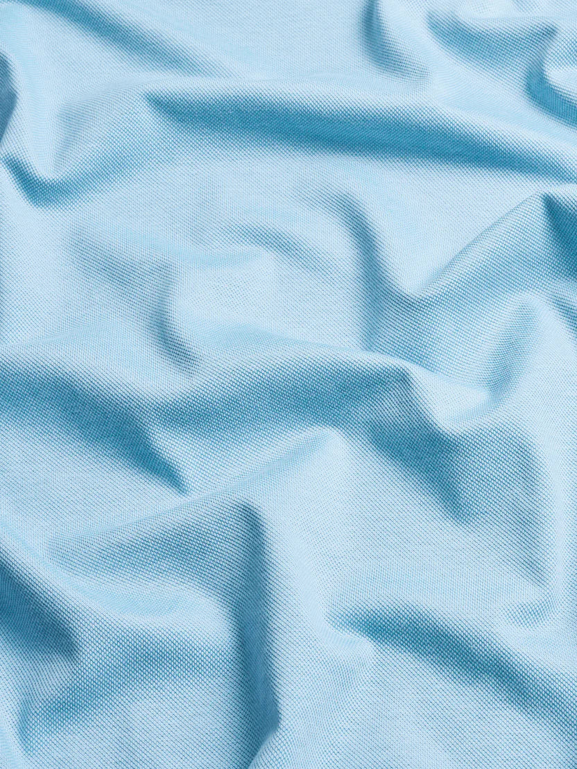 Greyson Clothiers Short Sleeve Omaha Polo in Wolf Blue