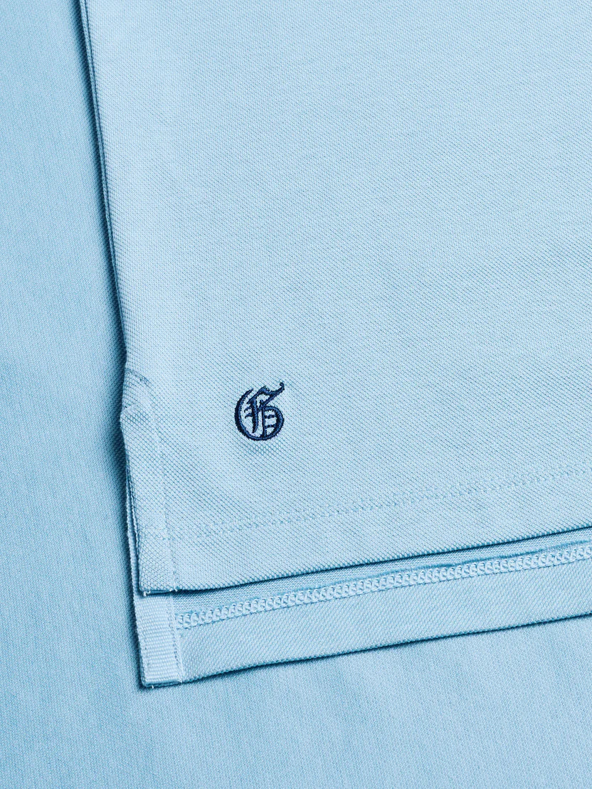 Omaha Short Sleeve Polo - Wolf Blue | Greyson Clothiers