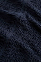 Gustav Long Sleeve Full Zip Sweater In Navy Blue From NN.07