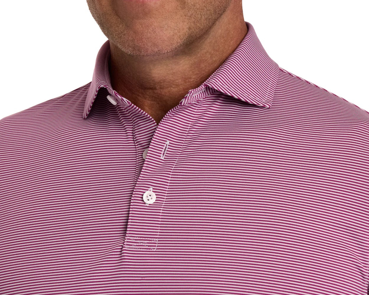 The Perkins Polo Shirt - Cabernet | Holderness & Bourne