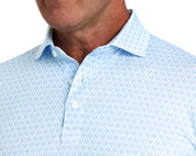The Rivers Polo Shirt - Vista Blue, Holderness & Bourne