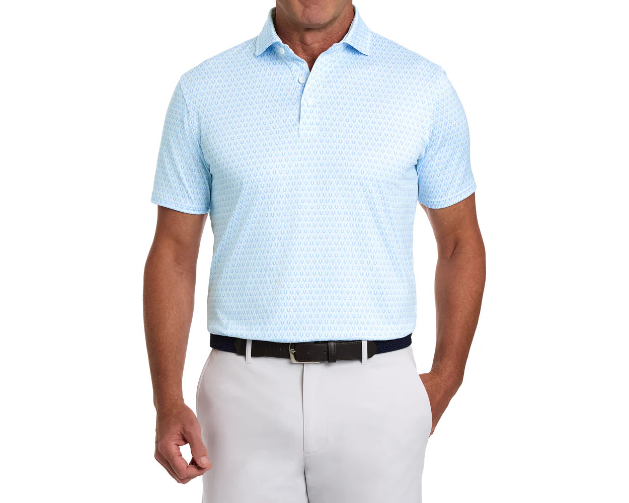 The Rivers Polo Shirt - Vista Blue, Holderness & Bourne