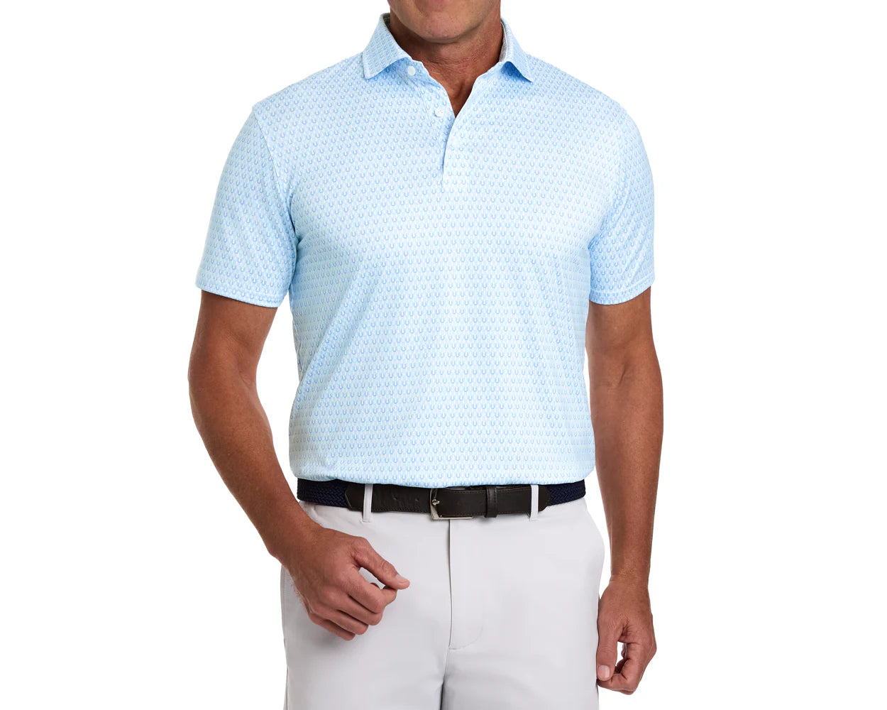 The Rivers Polo Shirt - Vista Blue, Holderness & Bourne