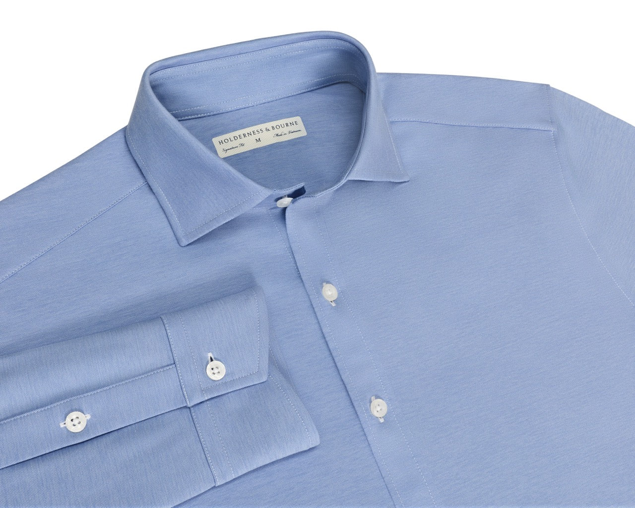 The Cullinane Dress Shirt - Heathered Maidston Blue | Holderness & Bourne