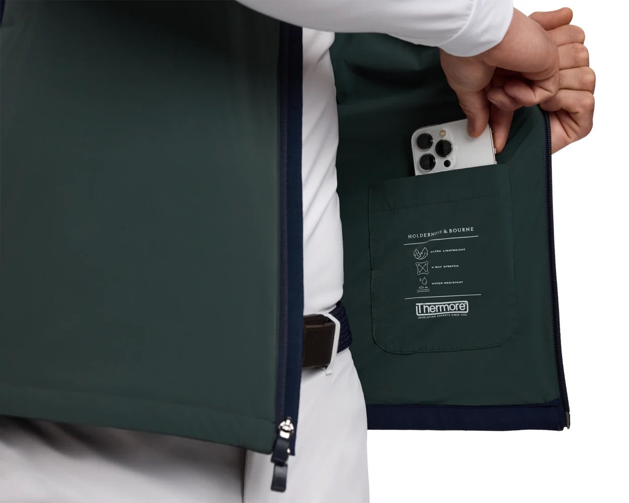 The Swenson Vest - Ivy/Navy