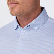 Halyard No Tuck Dress Shirt Cloud Blue Peter Gingham Mizzen+Main