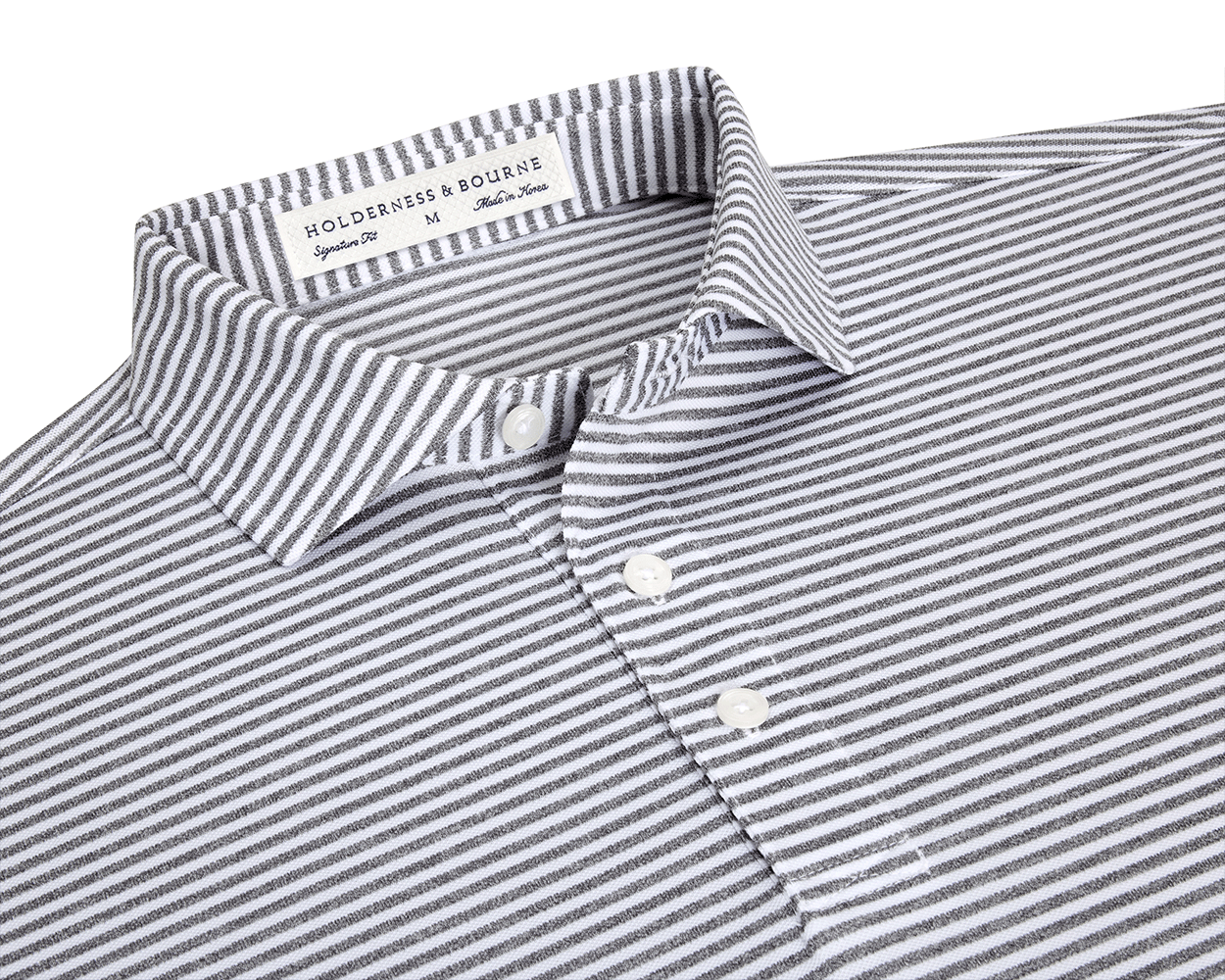 The Maxwell Shirt - Gray & White Holderness & Bourne