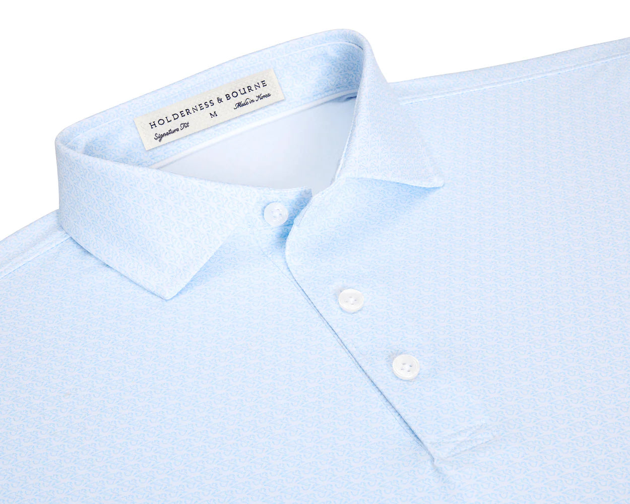 Griffin Polo Shirt - Vista Blue, Holderness & Bourne