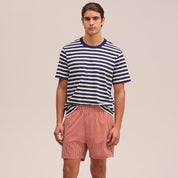 Holiday Drawstring Swimshorts Red Stripe NN.07