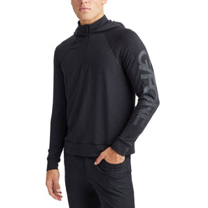 Hoodie Lux Quarter Zip Mid Layer - Onyx | G/FORE