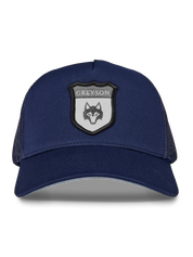 Icon Crest Trucker Hat Maltese Blue Greyson Clothiers 