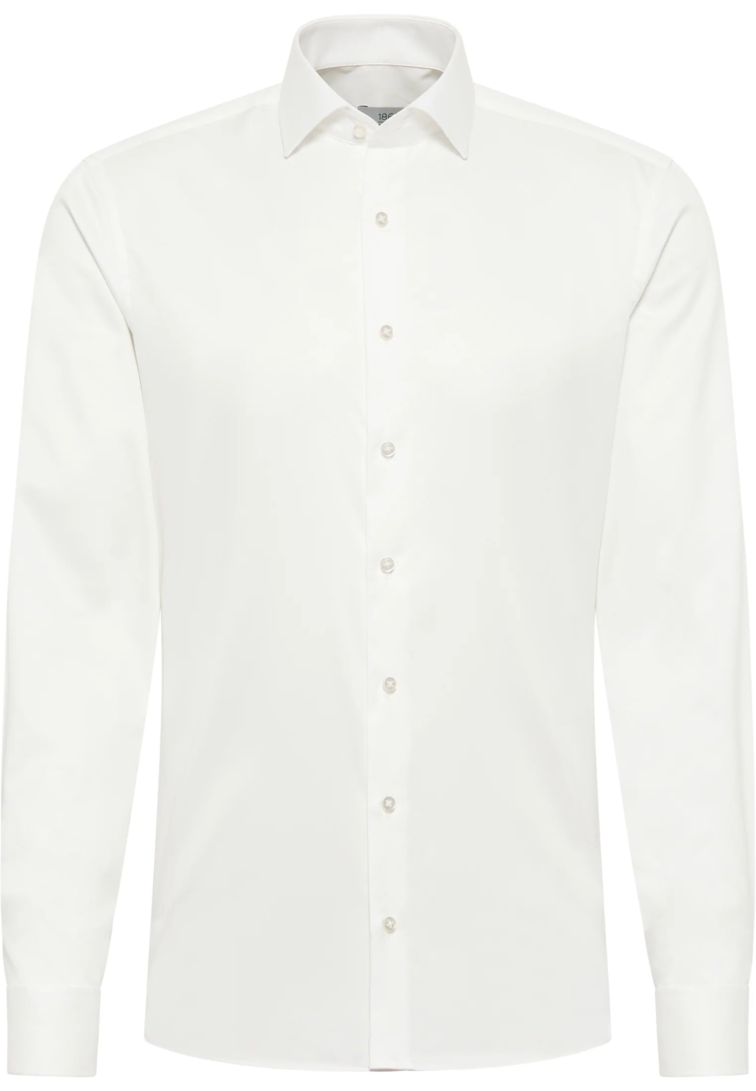 Ivory Slim Fit Dress Shirt 1863 by Eterna Front View