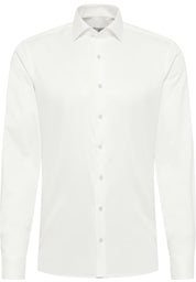 Ivory Slim Fit Dress Shirt 1863 by Eterna Front View