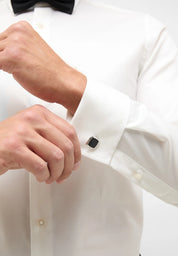 Ivory Slim Fit Dress Shirt 1863 by Eterna Cuff