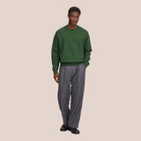 Jasper Boiled Wool Sweater - Eden Green | NN.07