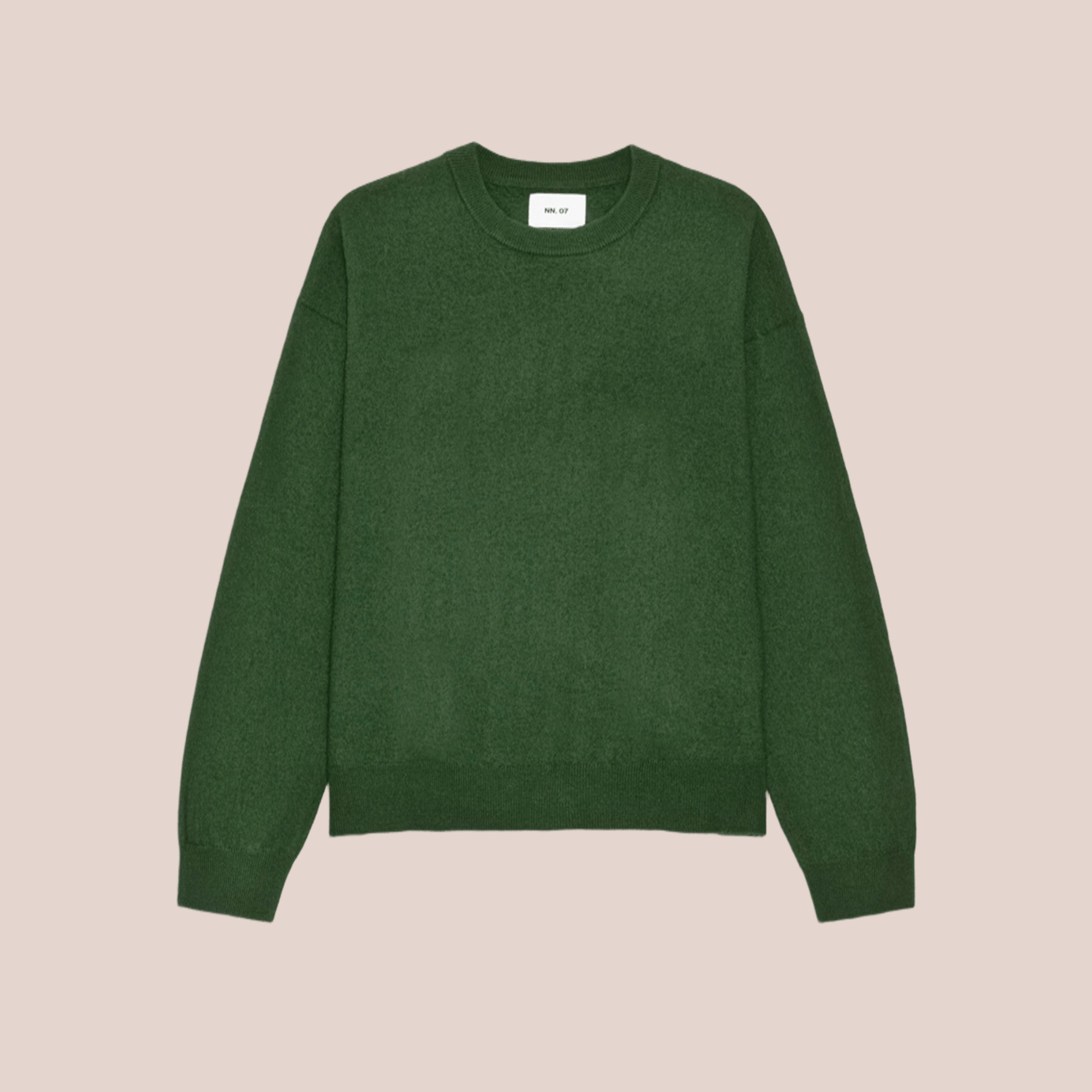 Jasper Boiled Wool Sweater Eden Green NN.07