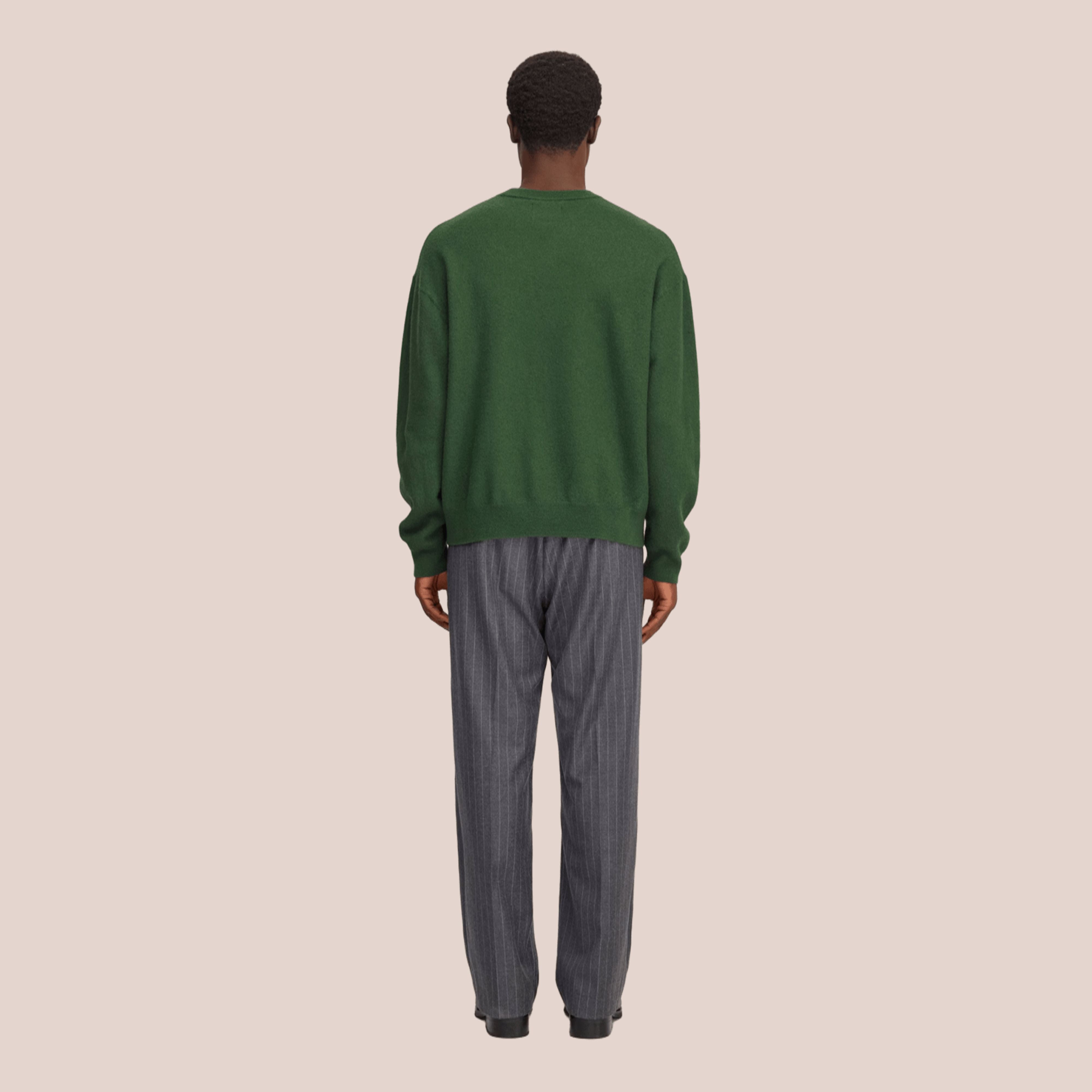 Jasper Boiled Wool Sweater Eden Green NN.07