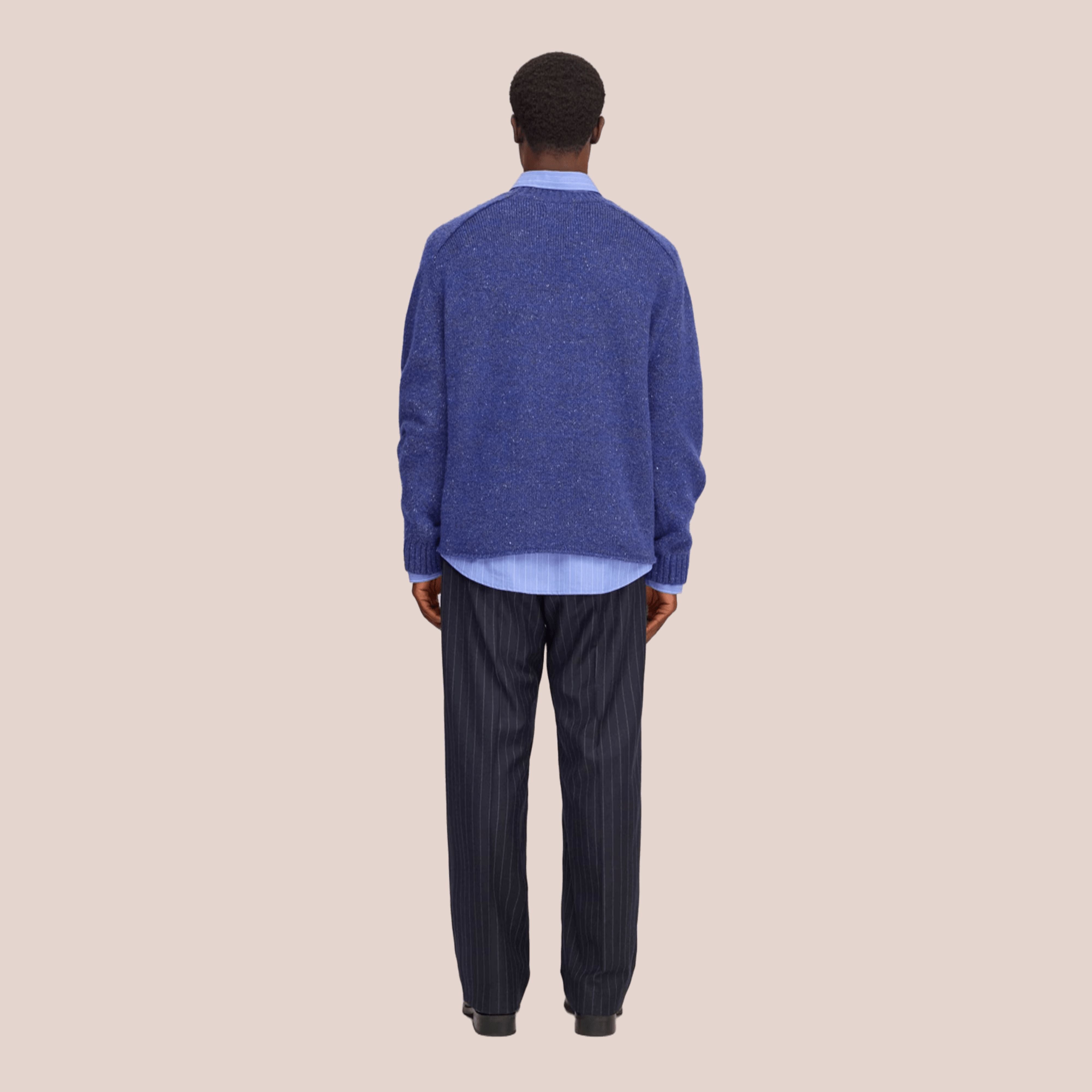 Jim Crew Neck Sweater Blue Ignition NN.07