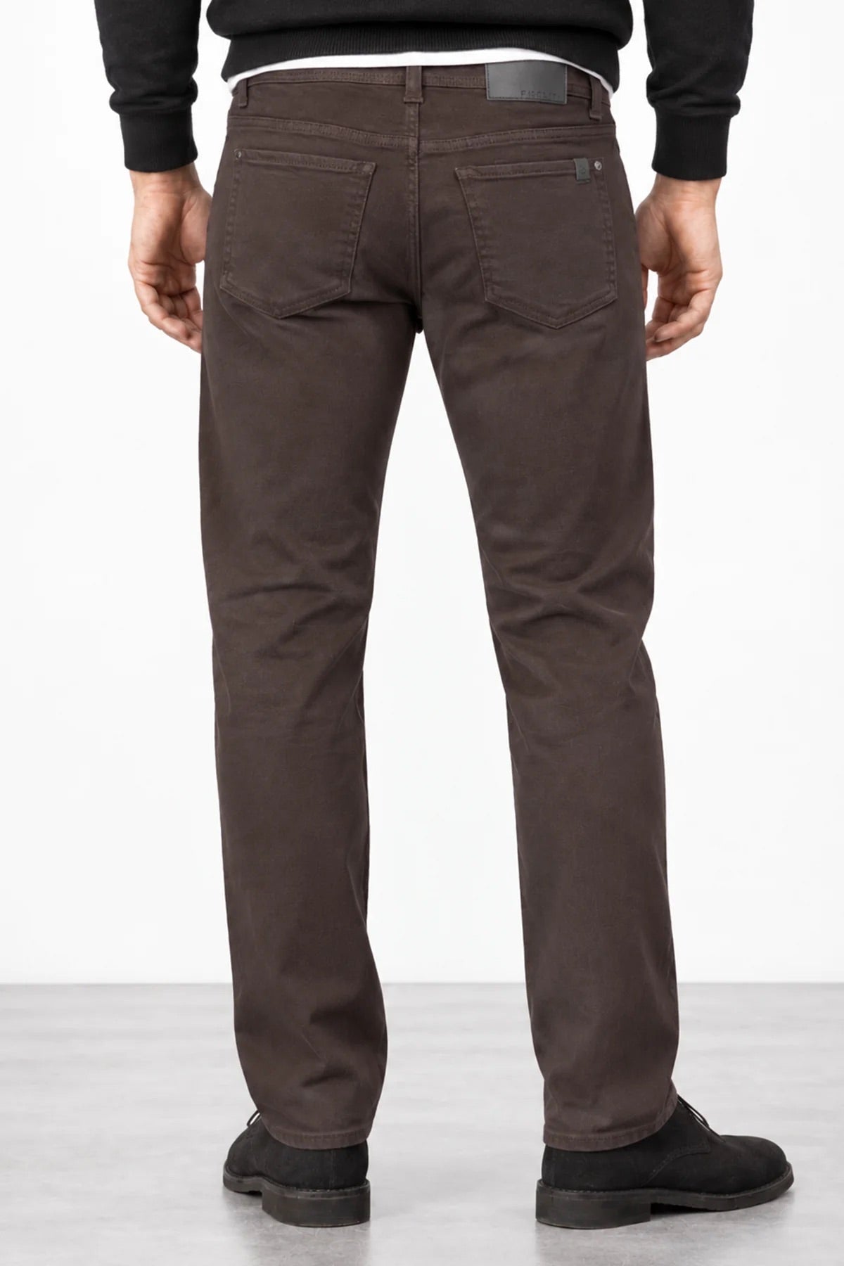 Jimmy  - Espresso Performance Stretch Twill | Fidelity Denim