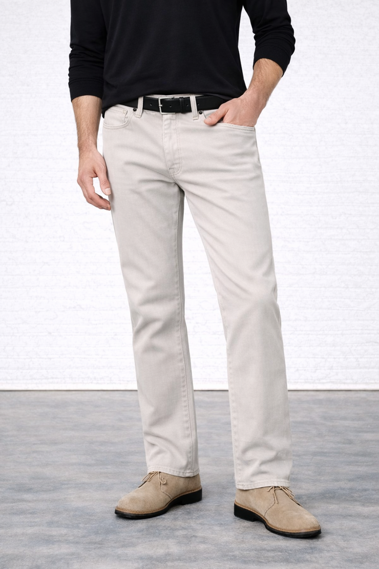 Jimmy Excel Tw Slim Straight Putty Fidelity Denim