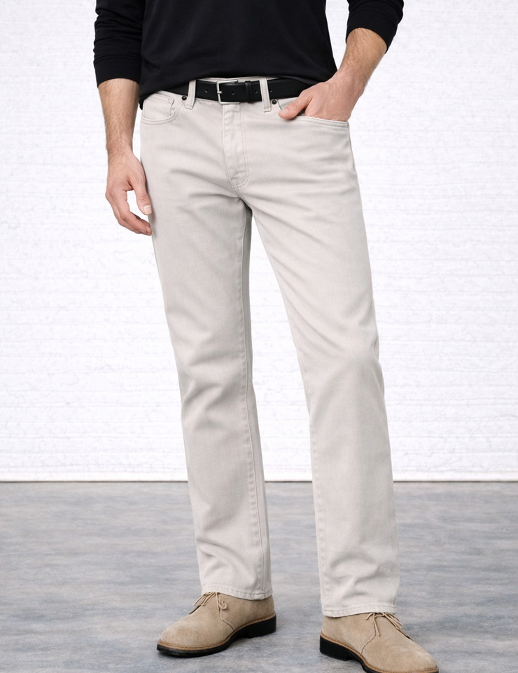 Jimmy Excel Tw Slim Straight Putty Fidelity Denim