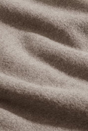 Jonas Boiled Wool Overshirt In Khaki Beige From NN.07