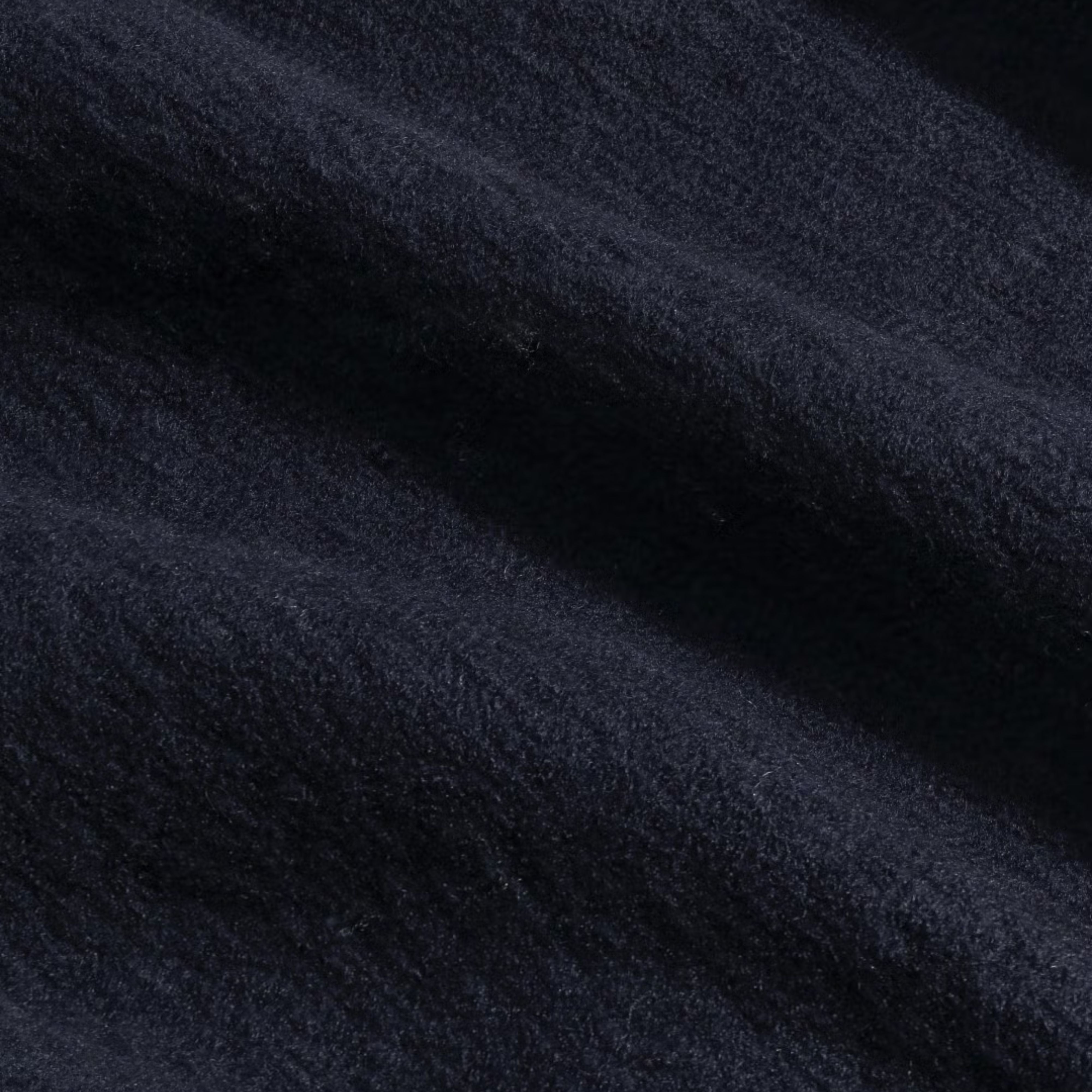 Jonas Boiled Merino Wool Overshirt Navy Blue NN.07