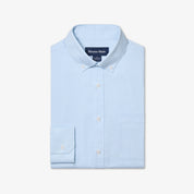 Kennedy Shirt Cloud Blue Chalk Stripe Mizzen+Main