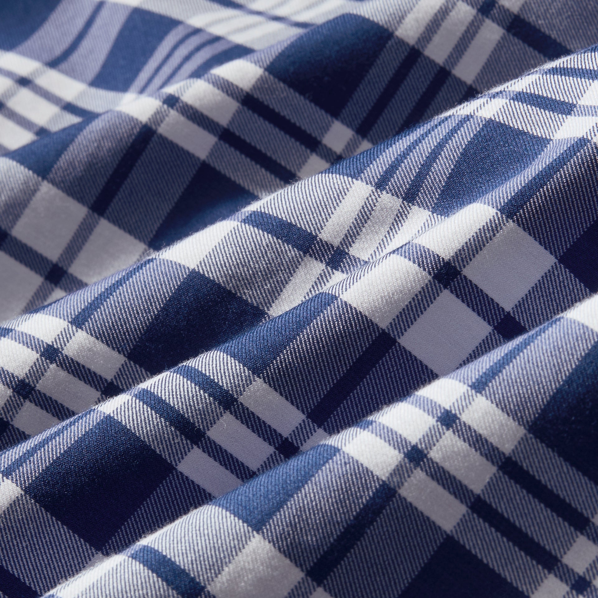 Kennedy Shirt Midnight Navy Beckett Plaid Mizzen+Main