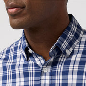 Kennedy Shirt Midnight Navy Beckett Plaid Mizzen+Main