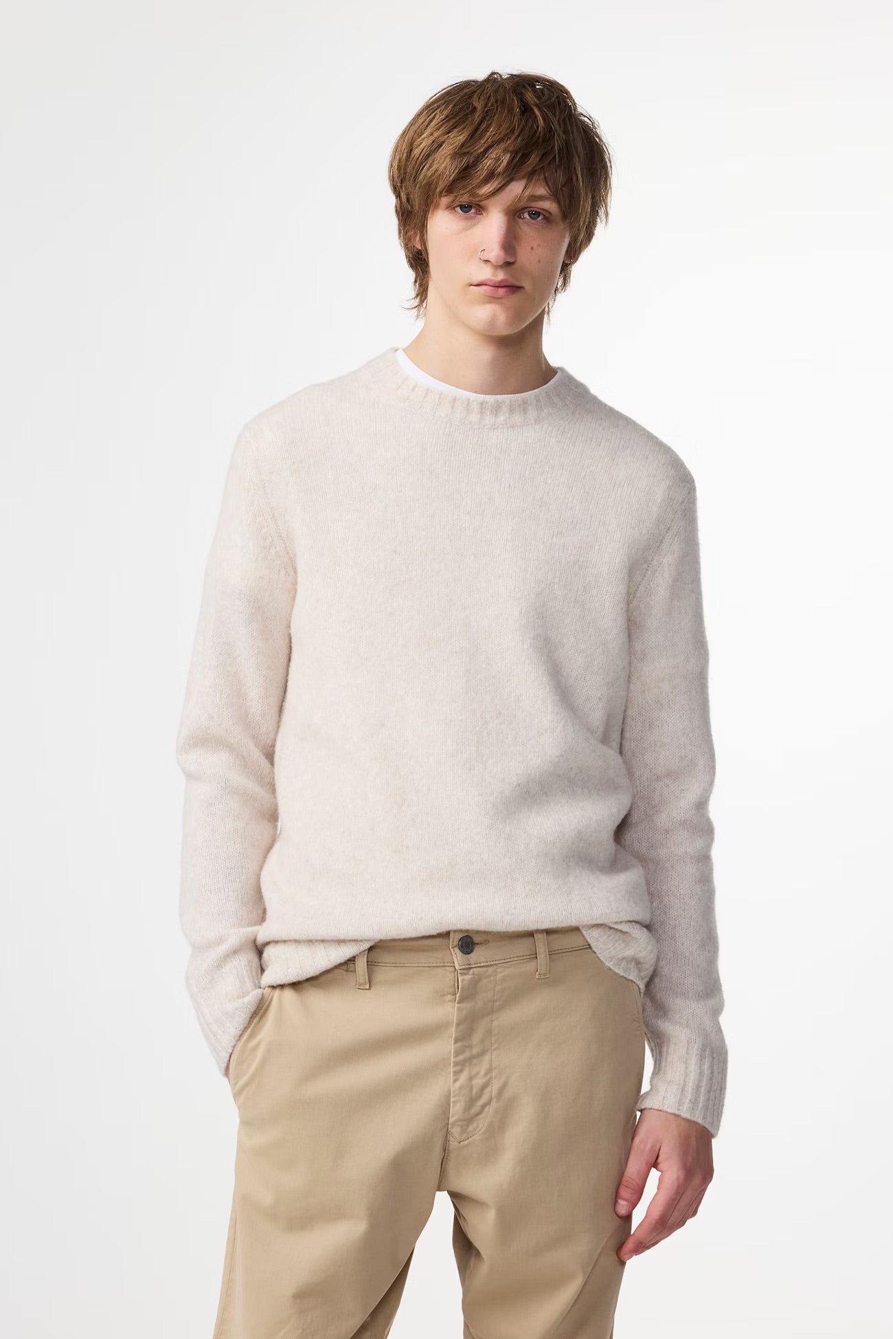 Lee Wool Blend Sweater Ivory