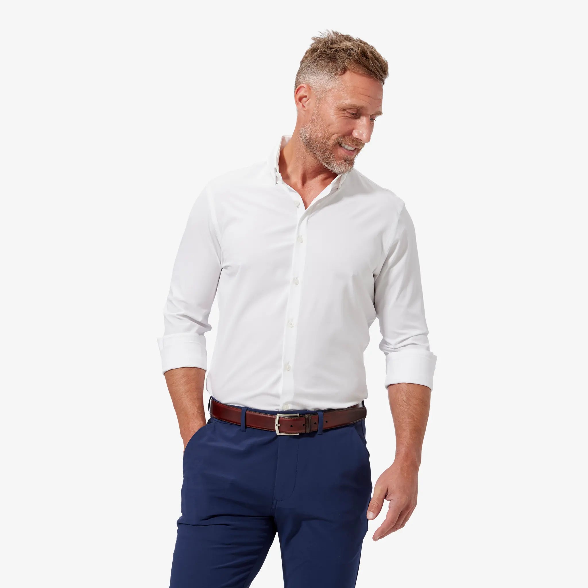 White Dress Shirt | Mizzen + Main
