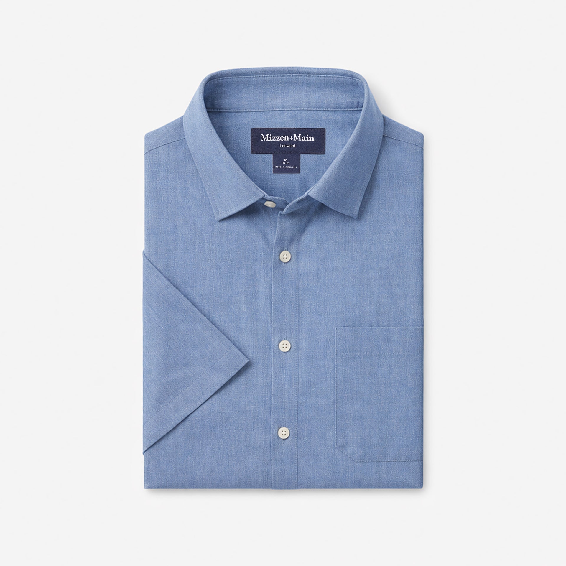Leeward Short Sleeve Coastal Fjord Heather Mizzen+Main