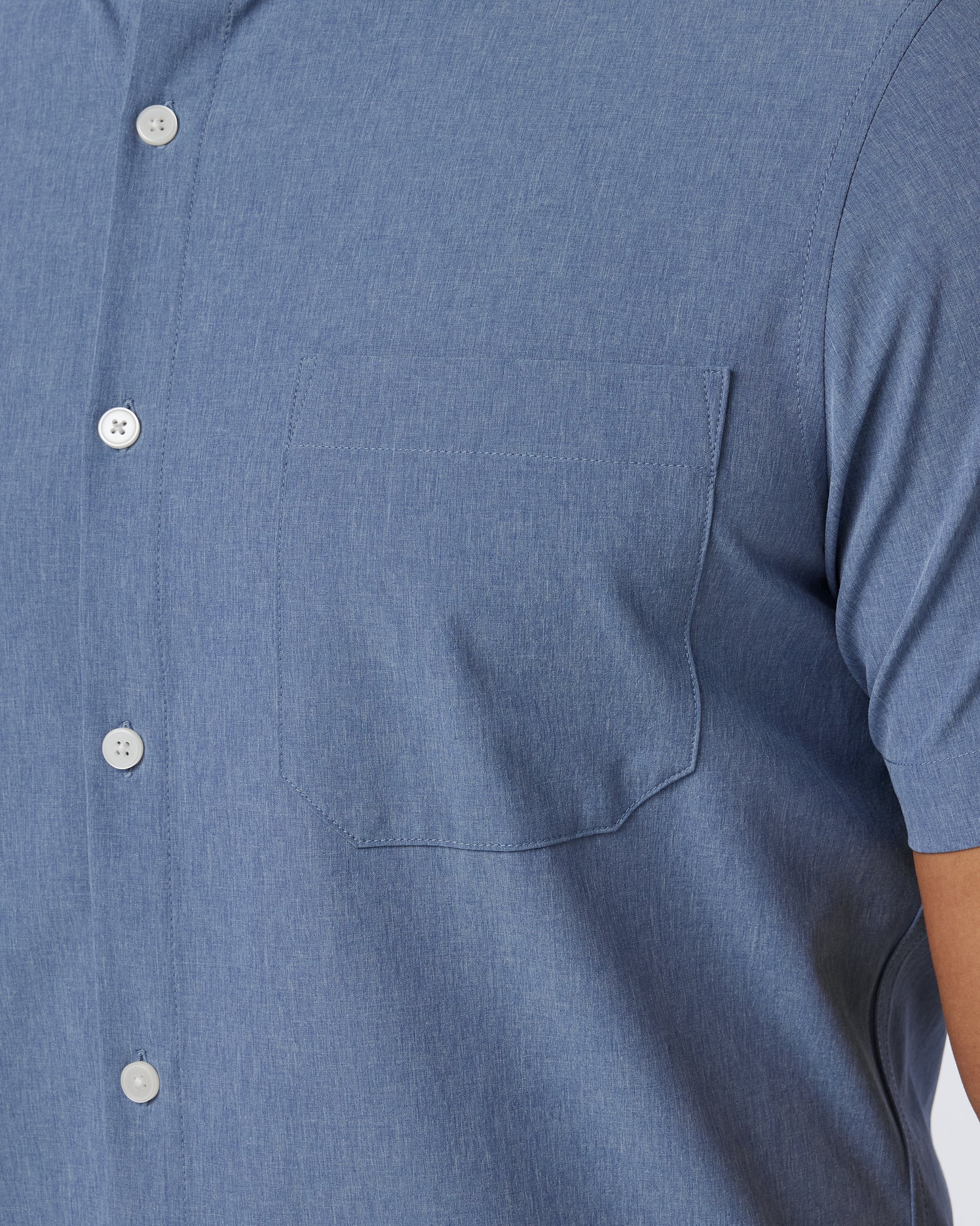 Leeward Short Sleeve Coastal Fjord Heather Mizzen+Main