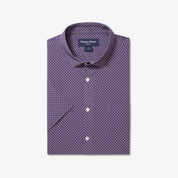 Leeward Short Sleeve Passion Purple Palm Shadow Mizzen+Main