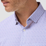 Leeward Short Sleeve Pink Salt Retro Boomerang Mizzen+Main