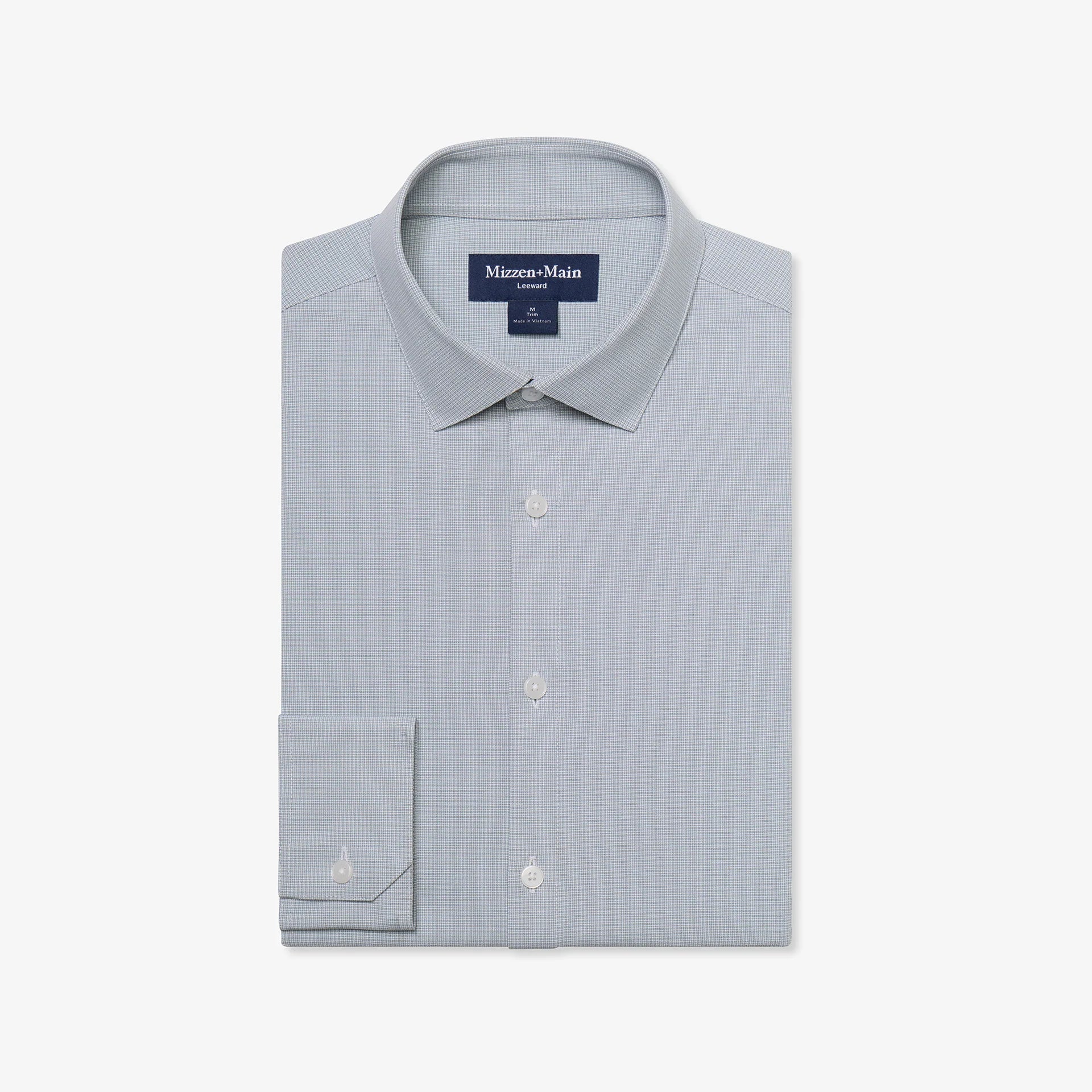 Leeward Dress Shirt Hemlock Levi Plaid Mizzen+Main