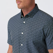 Leeward Short Sleeve Navy Ditsy Mizzen+Main