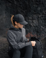 Legacy Structured Active Tech Cap Black Varsity Headwear