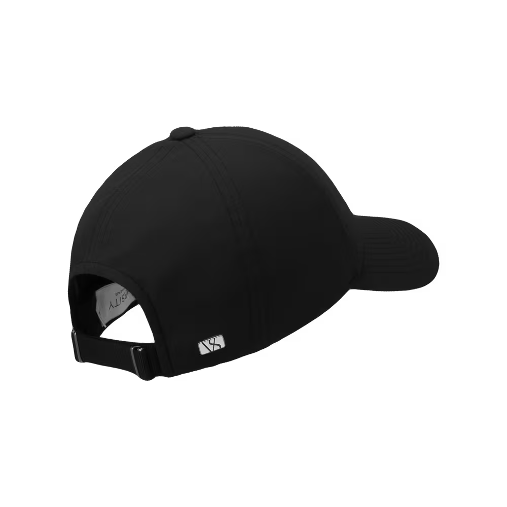 Legacy Structured Active Tech Cap Black Varsity Headwear