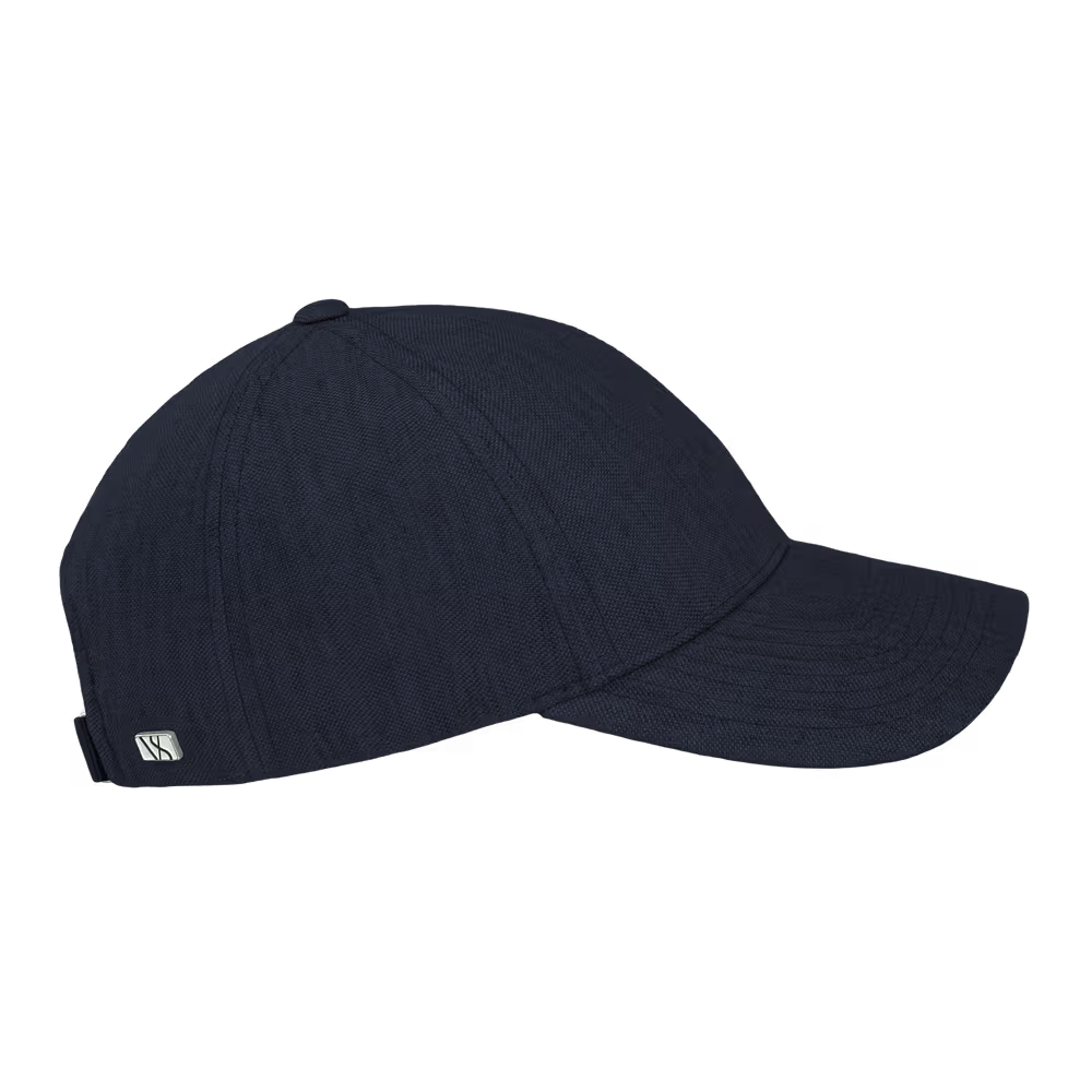 Legacy Structured Linen Cap Deep Sea NavyVarsity Headwear