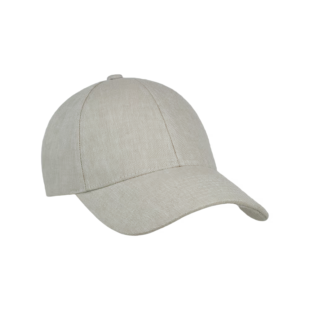 Legacy Structured Linen Cap Hampton Beige Varsity Headwear