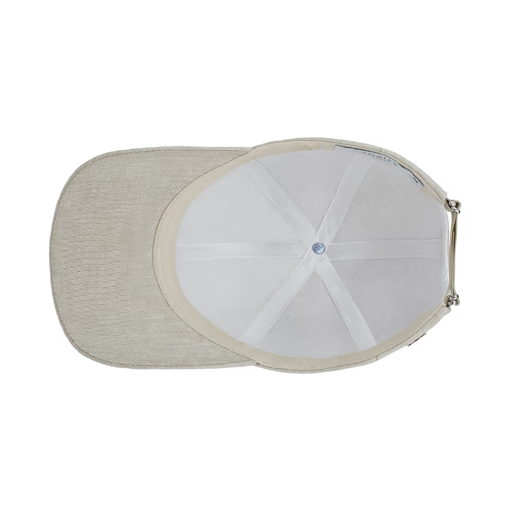 Legacy Structured Linen Cap Hampton Beige Varsity Headwear