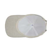 Legacy Structured Linen Cap Hampton Beige Varsity Headwear