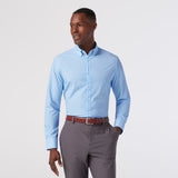 Light Blue Rounded Diamond Dress Shirt | Mizzen+Main